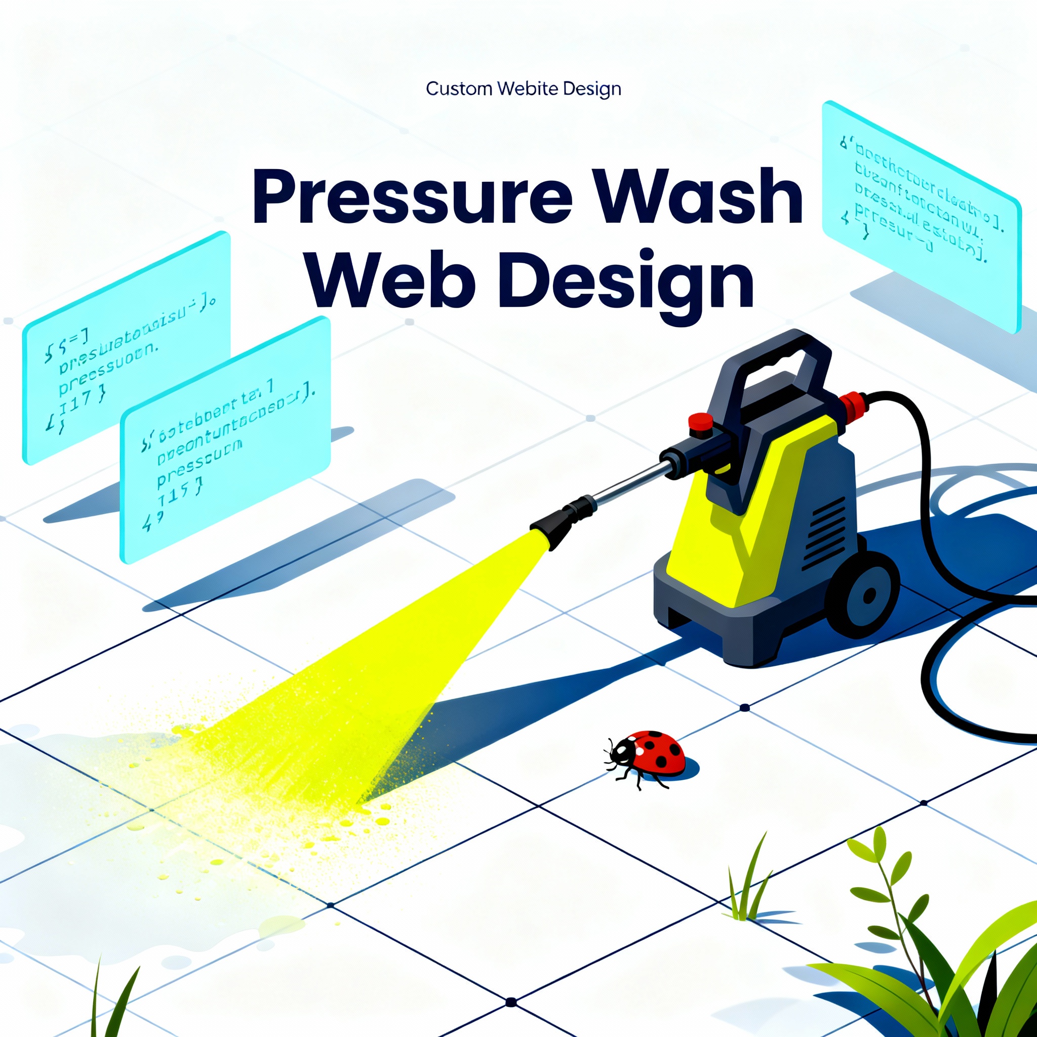 pressure washing website ad - Pressure Wash Web Design